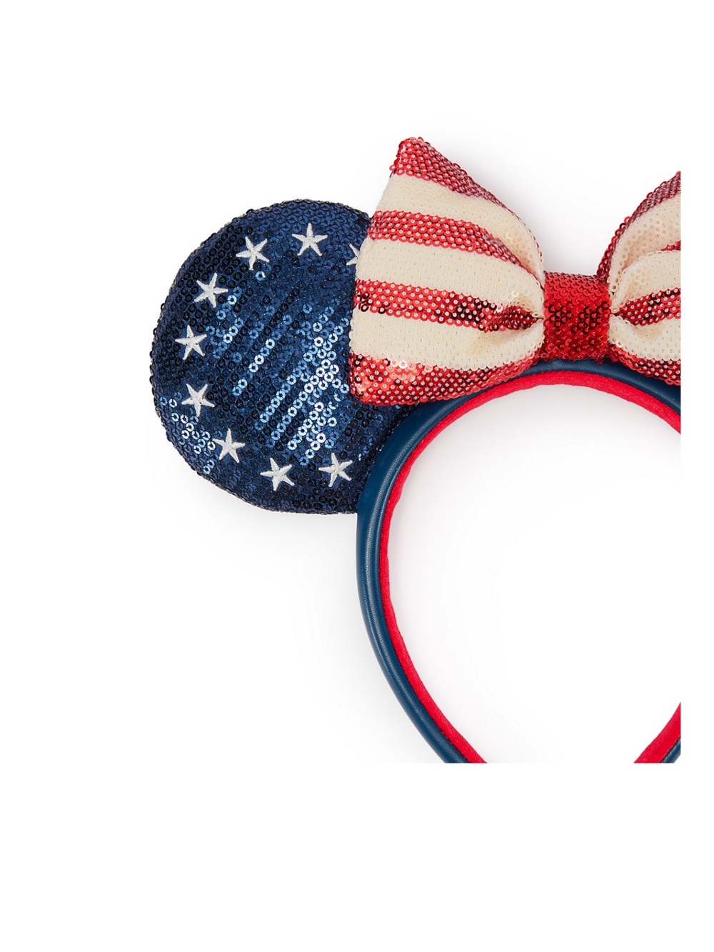 🇺🇸 Disney Patriotic Sequin Minnie Ears Headband - 250 YEARS! 🇺🇸 - Picture 4 of 12